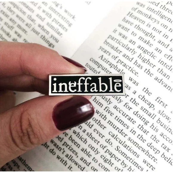 Good Omen's INEFFABLE Collectible Enamel Pin NEW! 825 - Picture 1 of 11